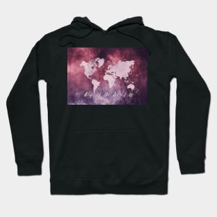 world map 1 2020 #map #travel Hoodie